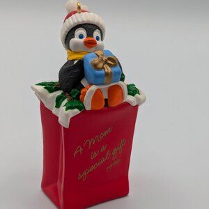 Hallmark Keepsake Mom 1996,"A Mom is a Special Gift", Vintage Christmas Ornament